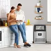 200lbs/24h Commercial Ice Maker,with LED Control Panel & 29lbs Storage Bin,for Restaurant Bar Cafe Home Office 6