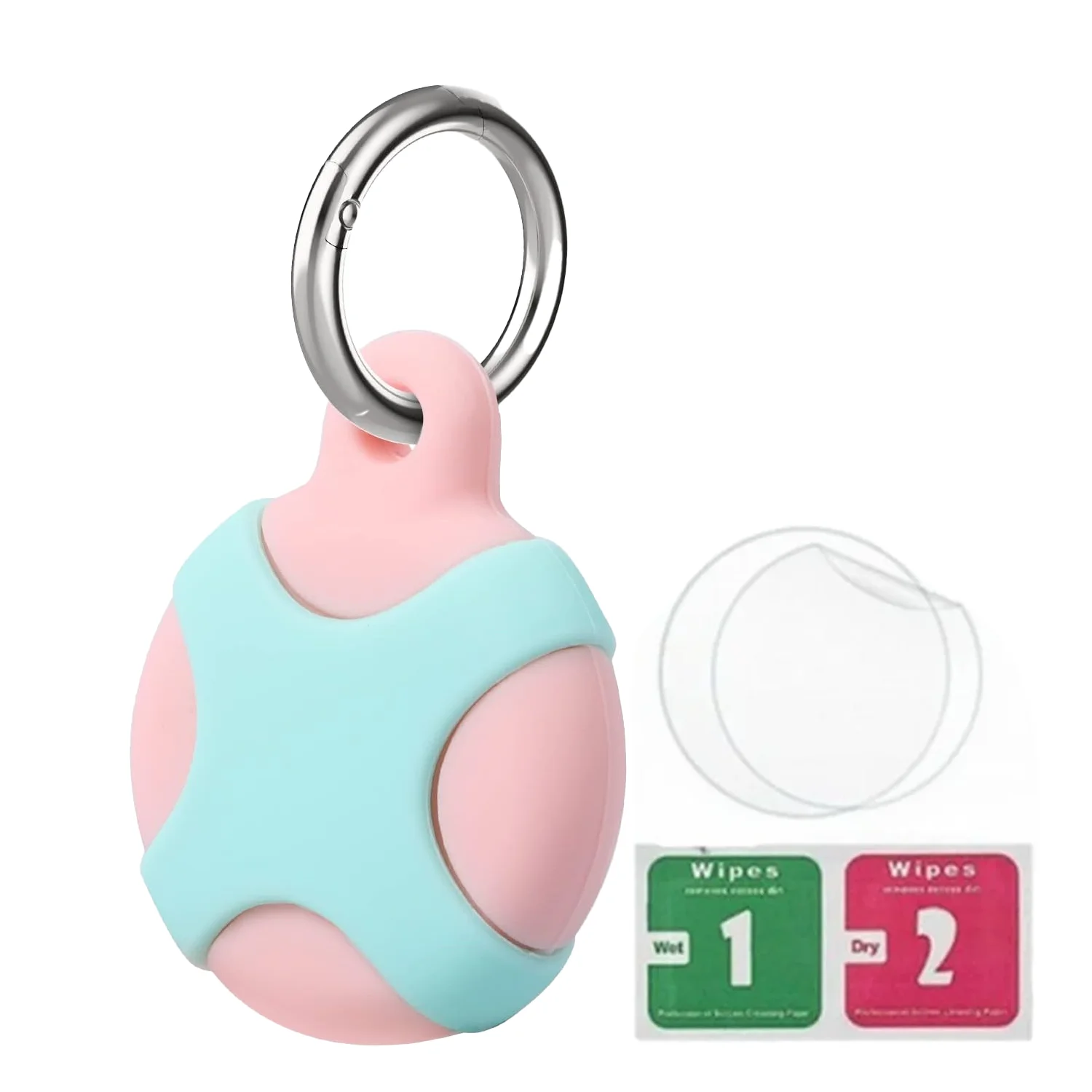 Airtag Holder Keychain - Durable Silicone Case