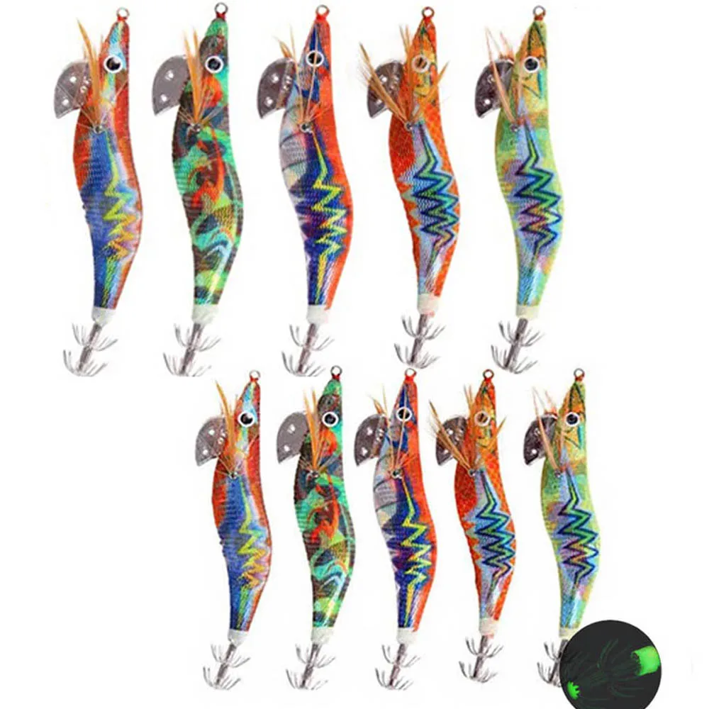 Señuelo De Pesca Yamashita Egi Sutte R 2.5 - Anzuelo Sepia Luminoso, 10g, Hundimiento 4-4.5s/m