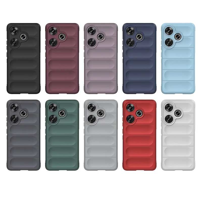 Soft Liquid Silicone Shockproof Phone Case – Anti-Fall Protection Back Cover