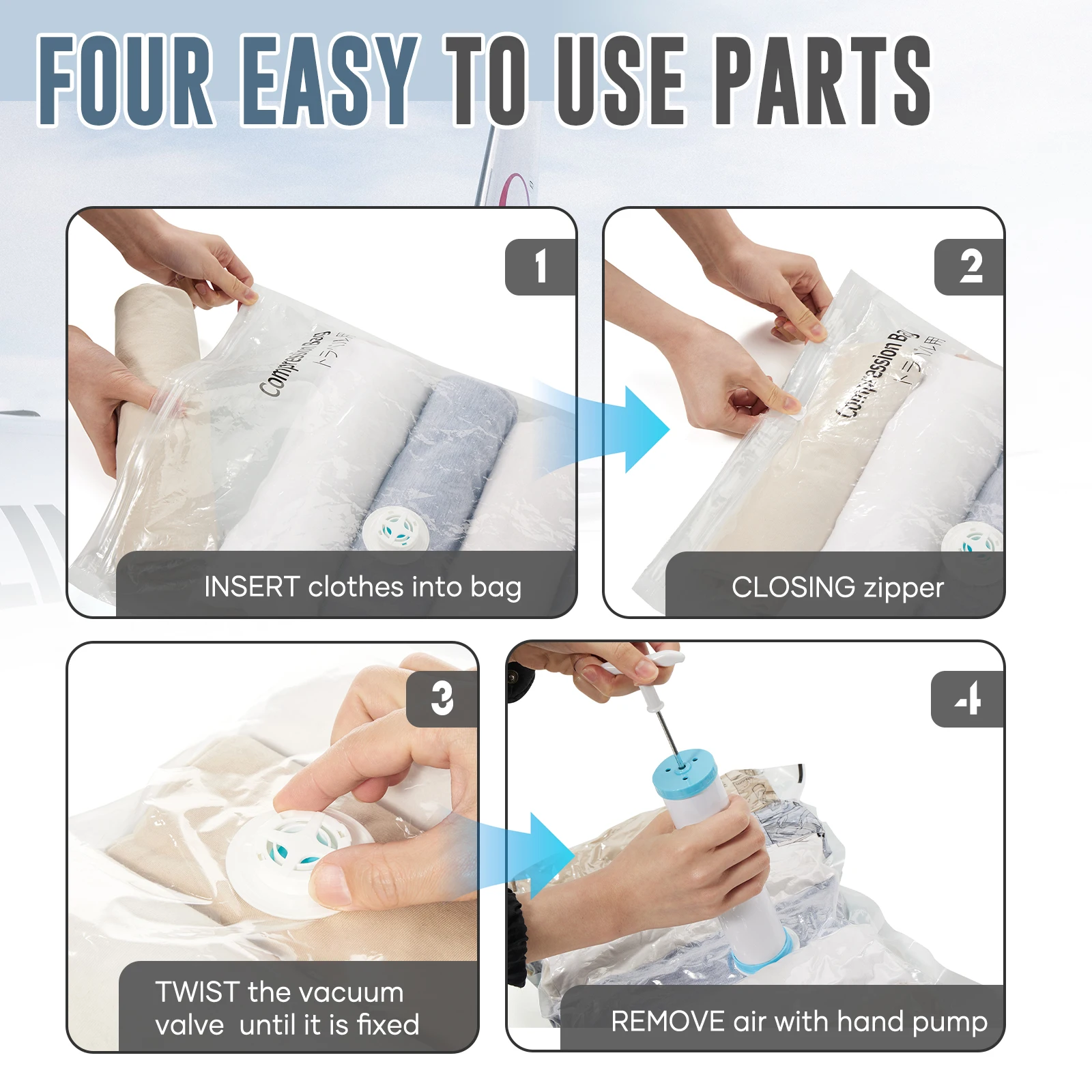 Ryanair Carry on Bag 40x30x20 Travel Backpack, Vacuum Storage Bag,Hand Luggage Travel Bag Business Laptop Bag Women Men Backpack