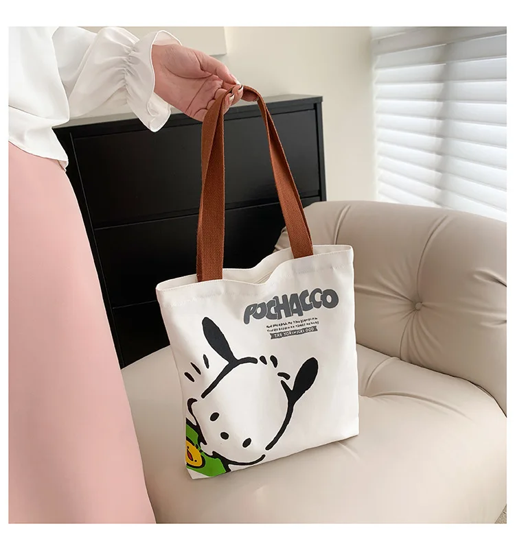 ★Wai Kei★ Pochaco Check Big Shoulder Bag Red YKBE05AC03-2 Pochacco 35th Anniversary Red Ribbon Smartphone Shoulder Bag