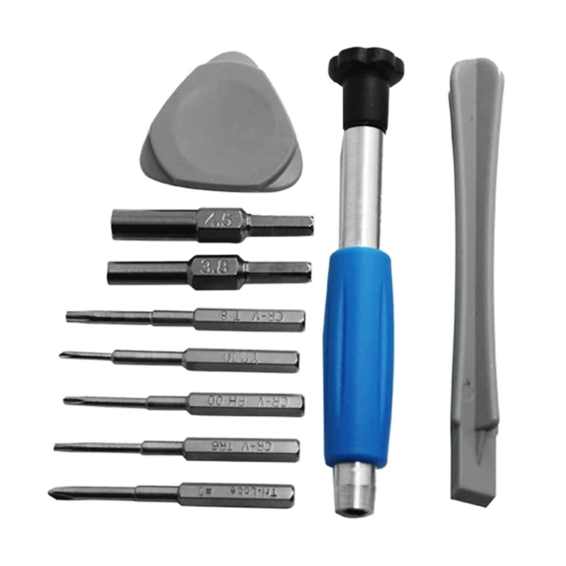 

10PCS Screwdriver Set Hexagonal Sockets T8 Perforated Screwdriver Bits Drop Shipping