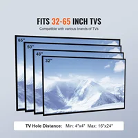 SucceBuy TV Stand Mount Swivel Tall TV Stand for 32-65/70 inch TV Height Adjustable Portable Floor TV Stand Max VESA 600 x 800mm - Image 6