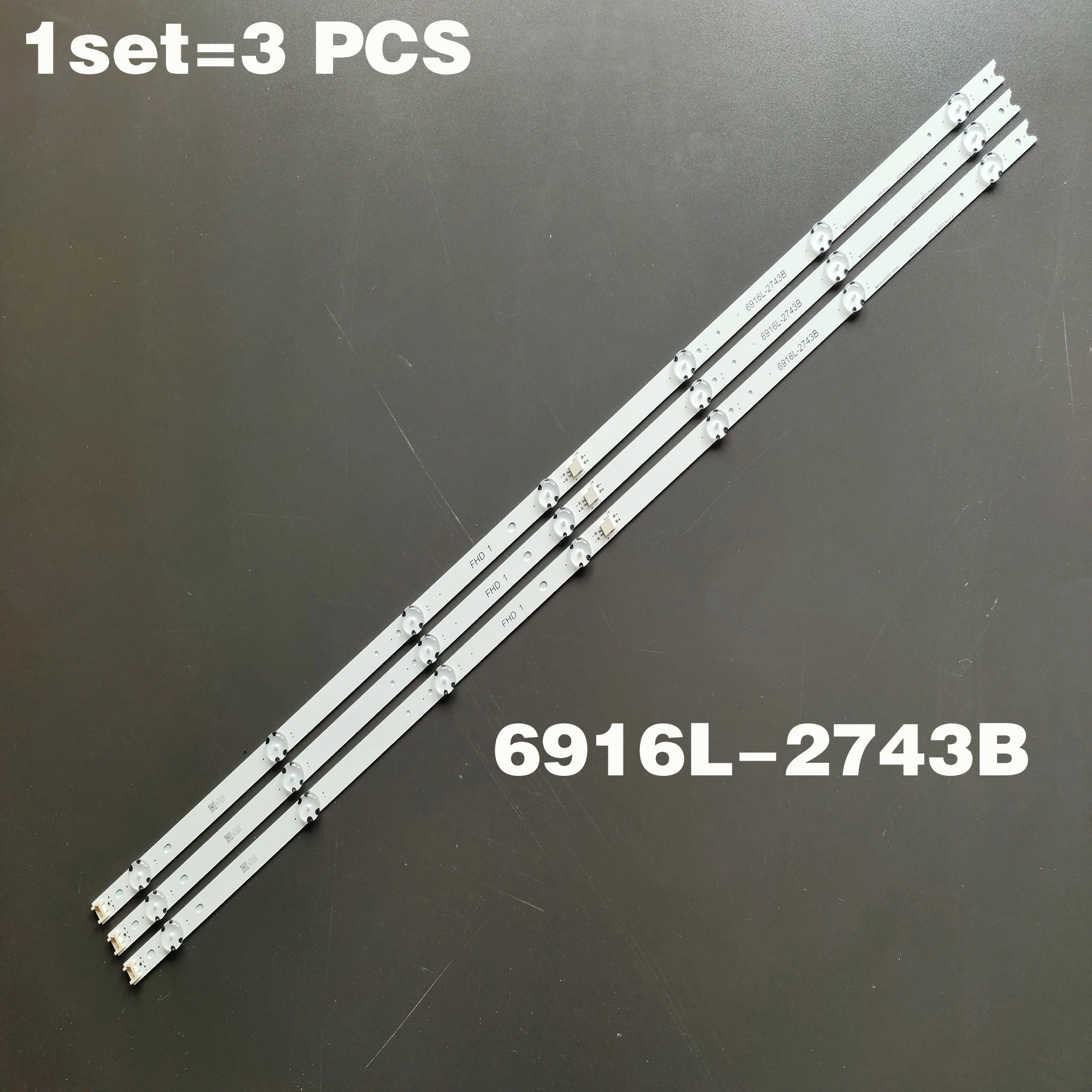 Conjunto Tira Retroiluminação Led para lg 43lh5100 43lh615v 43lh7500 43lh604v 43lh570v 43lh510v 43lh5700 43lh630v 43lw540s Pcs