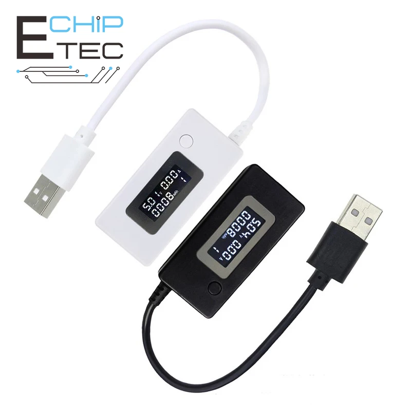 

Mini Portable LCD USB Detector Voltmeter Ammeter Mobile Power Charger Capacity Tester Meter Voltage Current Charging Monitor