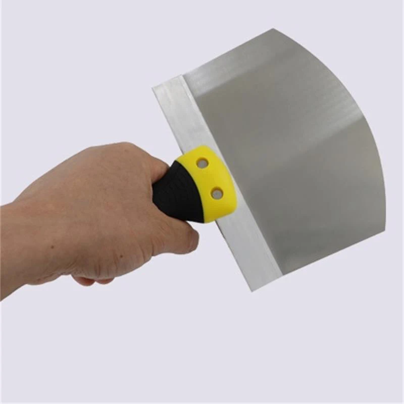 Stainless Steel Putty Knife Wall Paint Plaster Trowel Arc Ash Shovel Paint Feed Filling Scraper Blade Spatula Construction Tools 5