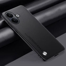 Enhanced PU Leather Protective Phone Case with Silicone Back Cover and Full Camera Protection for Vivo V60 Lite 5G (Black)