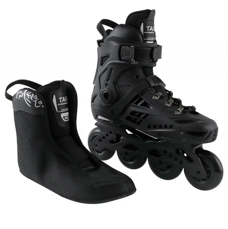 Professional Inline Roller Skates Shoes Adult Men Outdoor Racing Speed Skating 4 Wheels Shoes Sliding Sneakers Size 35-46 adult roller skates