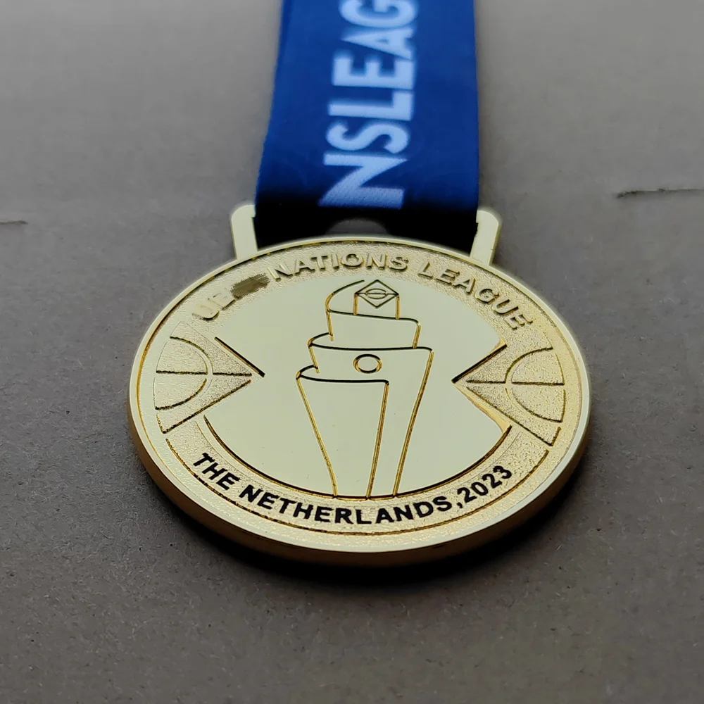 

new style 2022/2023 The EEuropean Union of Nations Champions gold Medals Metal Medals The Champions Medals Fan Souvenirs
