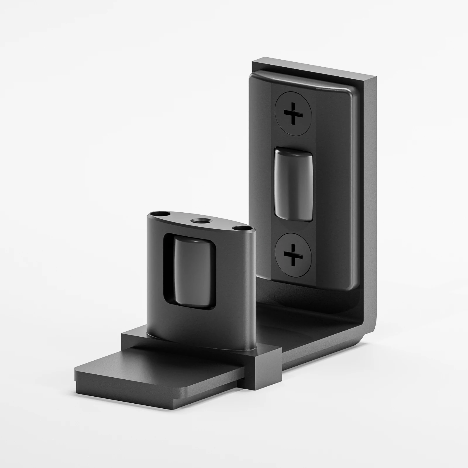 CCJH Sliding Barn Door Hardware Kit Adjustable Floor Guide Wall Door Bottom Guide 1 Pcs Easy to Install sliding barn door guide