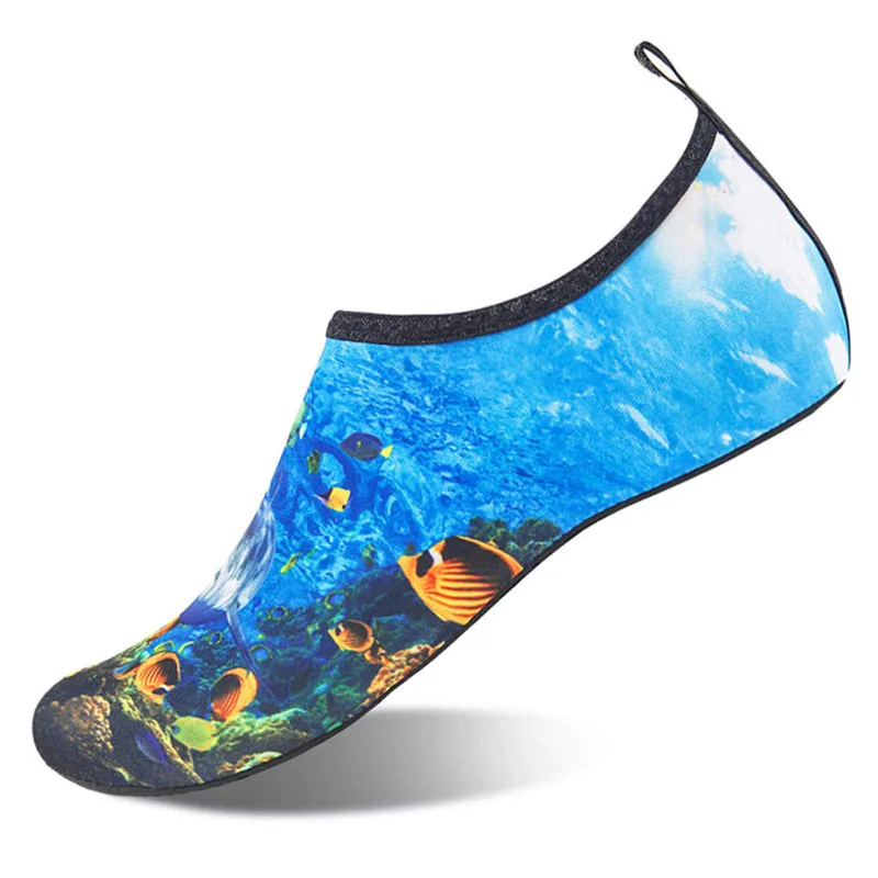 Unisex Outdoor Portability Aqua Shoes Couples Vacation Beach Barefoot Thin Soled Swimming Shoes Indoor Fitness Yoga 34-49