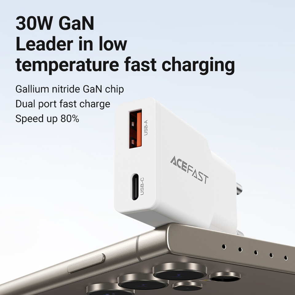 DK 30W GaN PD USB C Charger for iPhone 16 15 14 13 12 Pro Max Phone QC 3.0 PD 3.0 USB Type C Fast Charging for Xiaomi pocoiPad