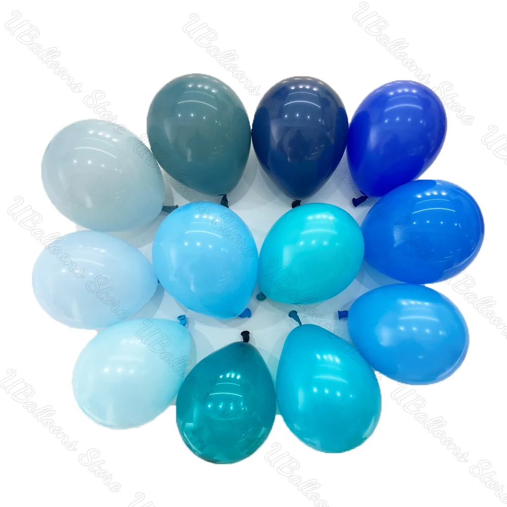 Lot De 60 Ballons Bleus, Argentés, Bleu, 12 Pouces, Bleu, Ballons