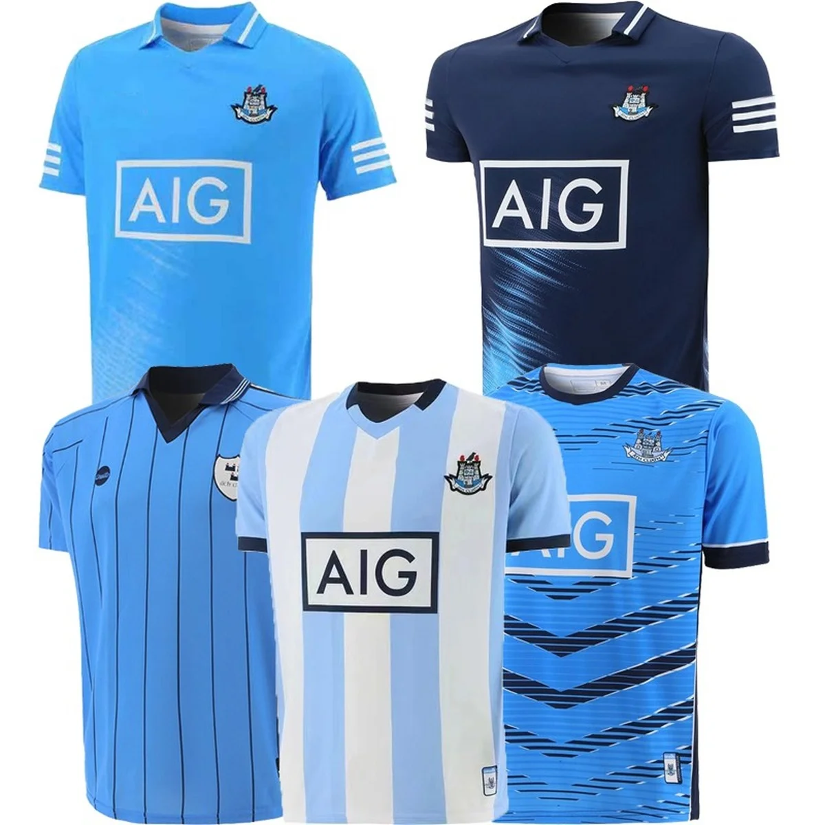

2021/22 Dublin GAA Short Sleeve Alternative Training Top Blue