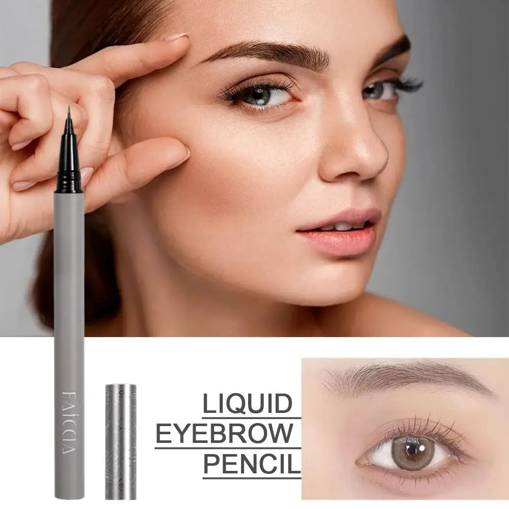 

New Eyebrow Pencil Maquillajes Para Mujer Waterproof Liquid Eyebrow Pen Makeup Long Lasting Cosmetic Microblade Brow Pencil B7P7