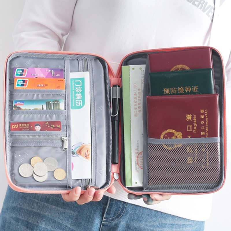 Hot Travel Wallet Family Passport Holder Creative Waterproof Document