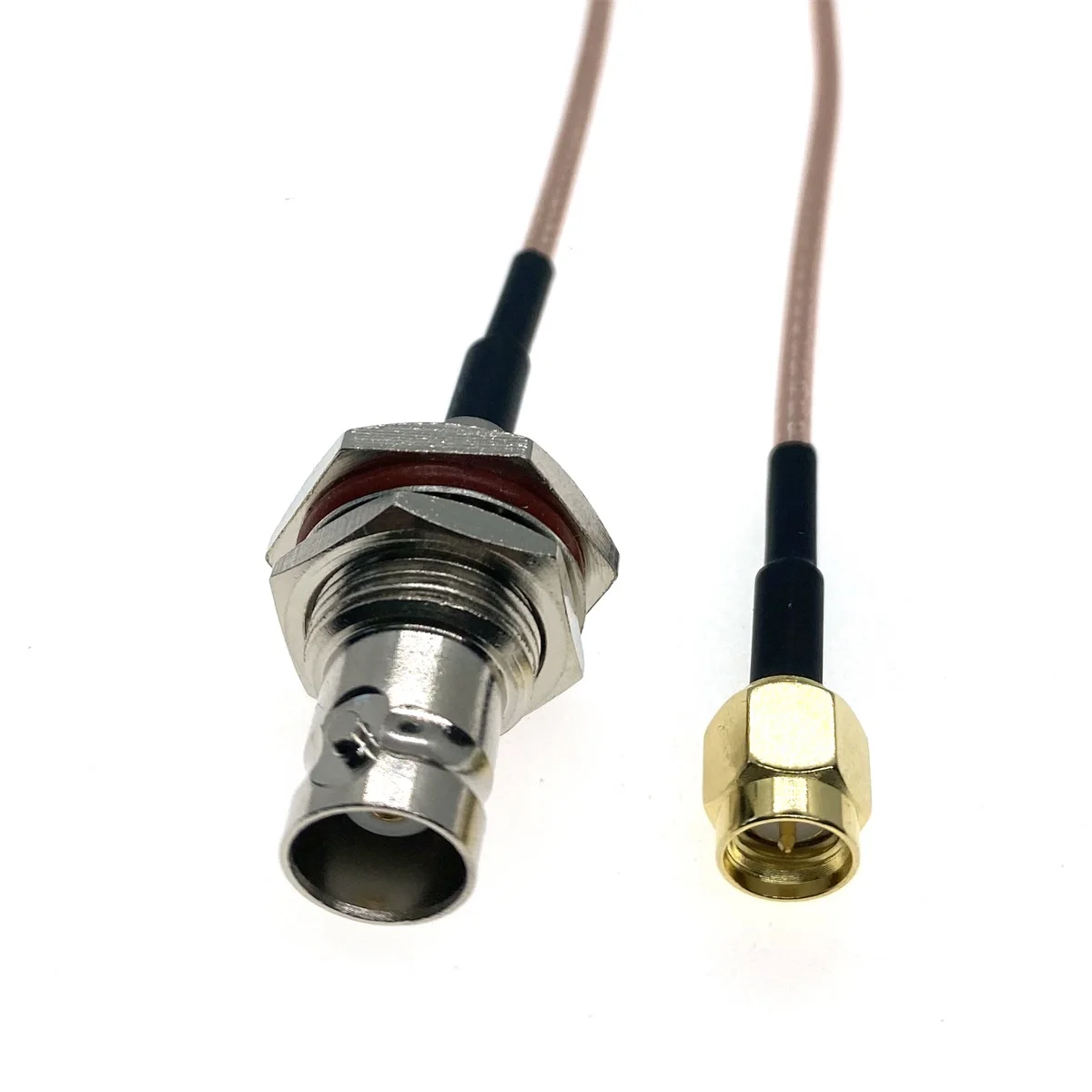 

RG316 SMA MALE to BNC Female Jack Bulkhead 50 Ohm RF Coax Extension Cable Pigtail Coaxial