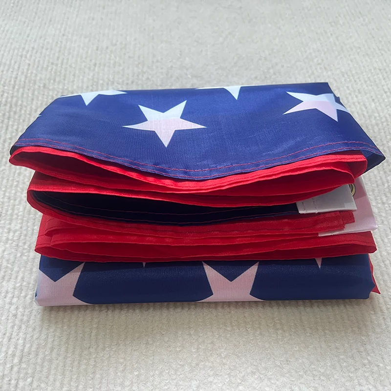 US-Flagge 90x150 Cm - Robustes Polyester-Banner Mit Gestickten Sternen & Messingösen