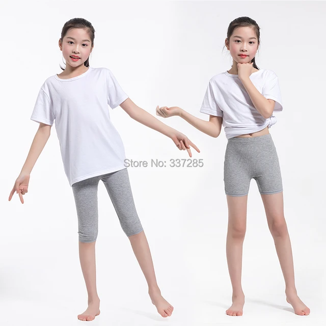 3-16Y girls spring summer Breathable cotton pants calf-length leggings short  cropped pants infant Knee Length baby kids trousers - AliExpress