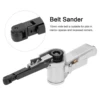 10mm Pneumatic Belt Sander Air Grinding Polishing Machine for Furniture Wood Glass Metal 3/8in Air Polisher Pneumatic Grinder 6