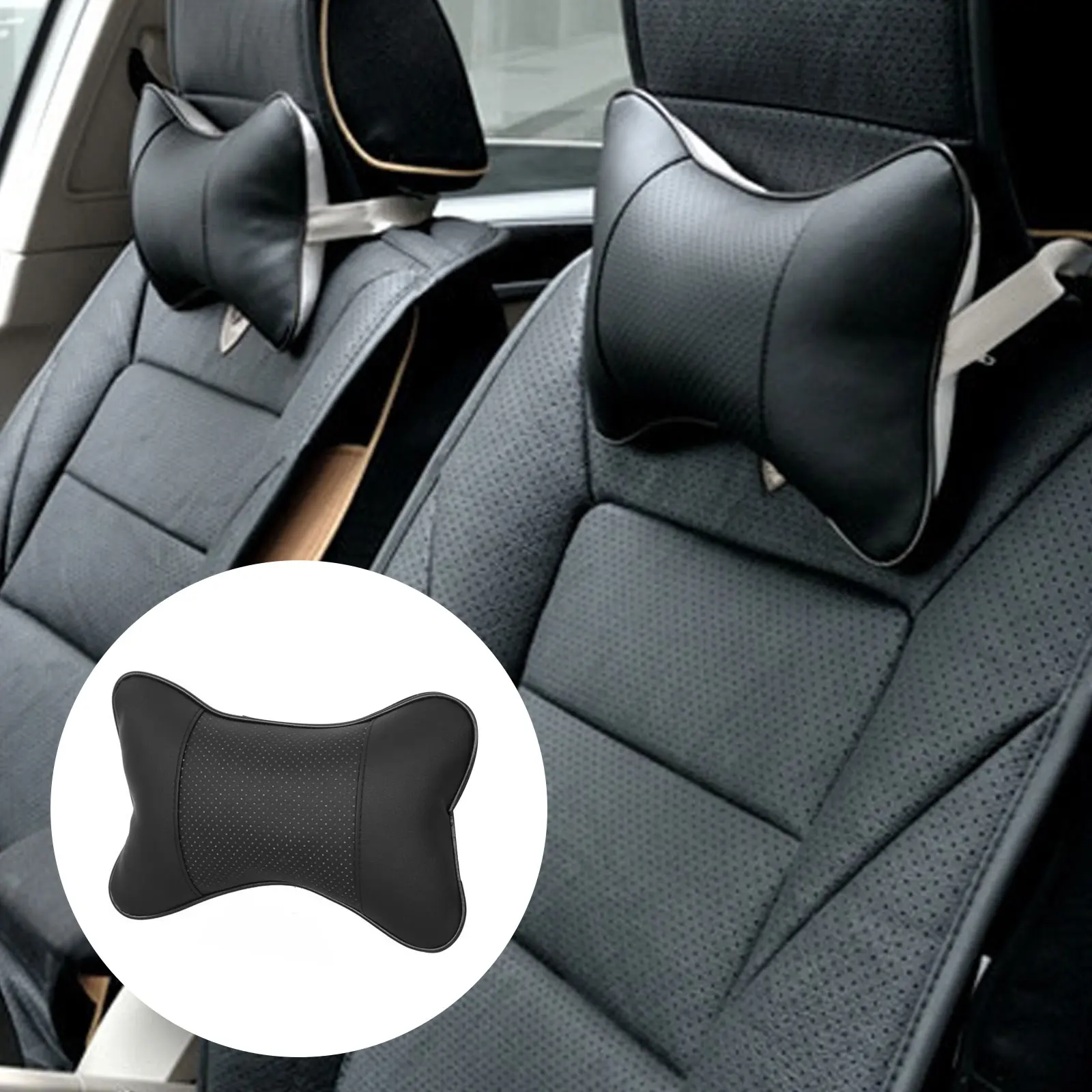 Car Seats Neck Pillow Auto Head Neck Rest Cushions Breathable Relax Neck  Support Cervical Headrest Comfortable Soft Car Pillows - AliExpress