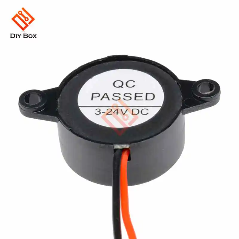 Security Alarm High-Decibel SFM-20B DC3-24V Durable Piezo Electronic Buzzer Alarm 95DB Continuous Sounder Buzzer Active Piezoelectric