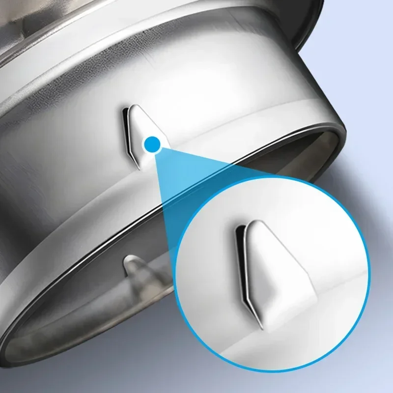Air Vent Grille Round Ventilation Grill Screen Hood 304 Stainless Steel Exterior Wall Air Outlet Air Vent Grille Cover For Kitchen Bathroom