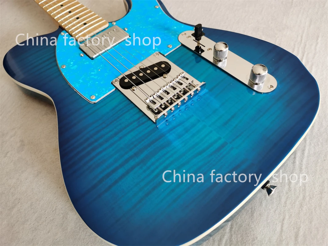 フレイムメイプル ブルーエレキギター ファクトリーブルー 6 弦エレキギターフレイムメイプル単板ブルー