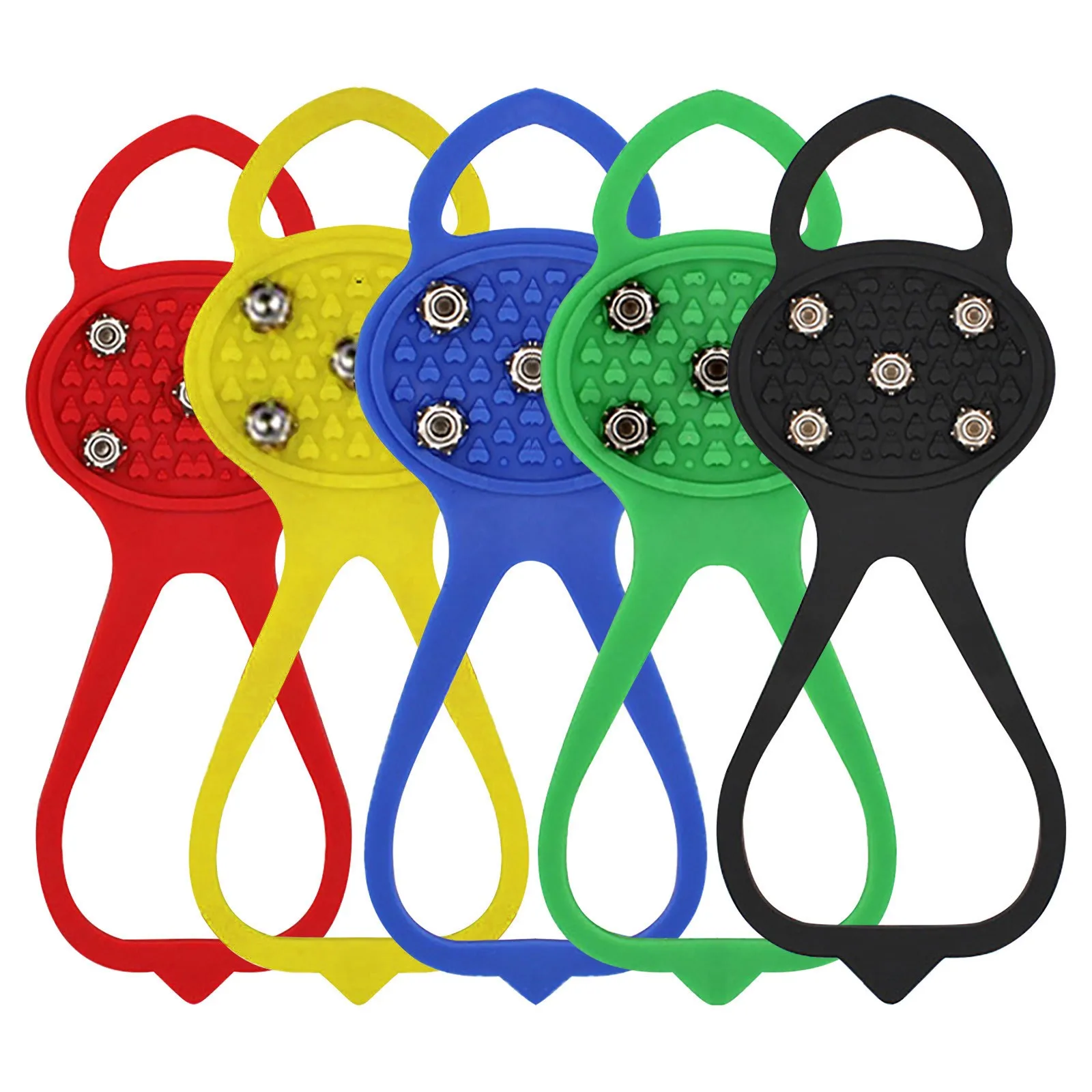 Snow Cleats Ice Spikes Grips Crampons For Hiking Winter Walking Climbing Fishing 25#