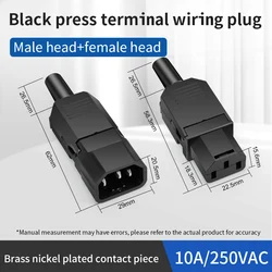 High-Quality 10A Quick-Wire Plug (A set of)