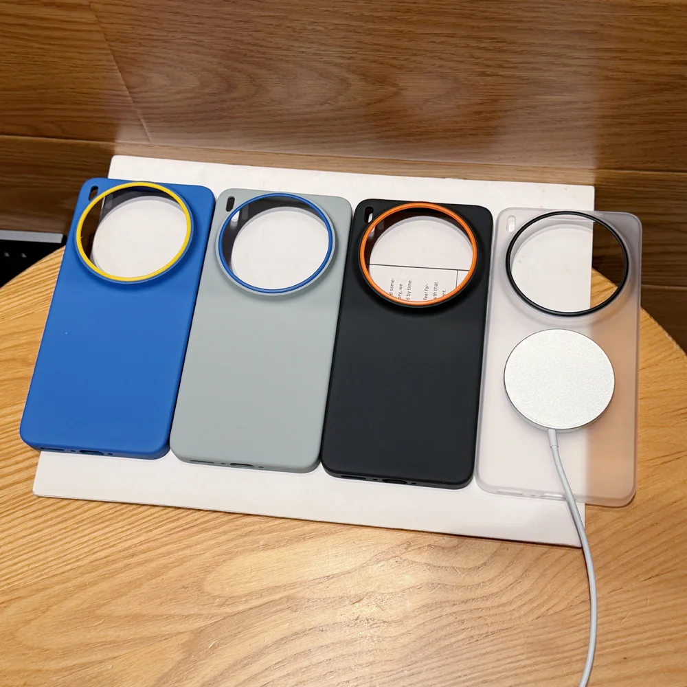 Sleek Matte Finish Magnetic Hard Back Case with Wireless Charging and Anti-Fingerprint Protection