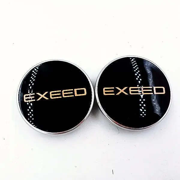 Auto Vehicle Wheels Center Hub Caps emblem badge sticker Cover car applique Decoration Exterior For Chery Exeed RX Accessories