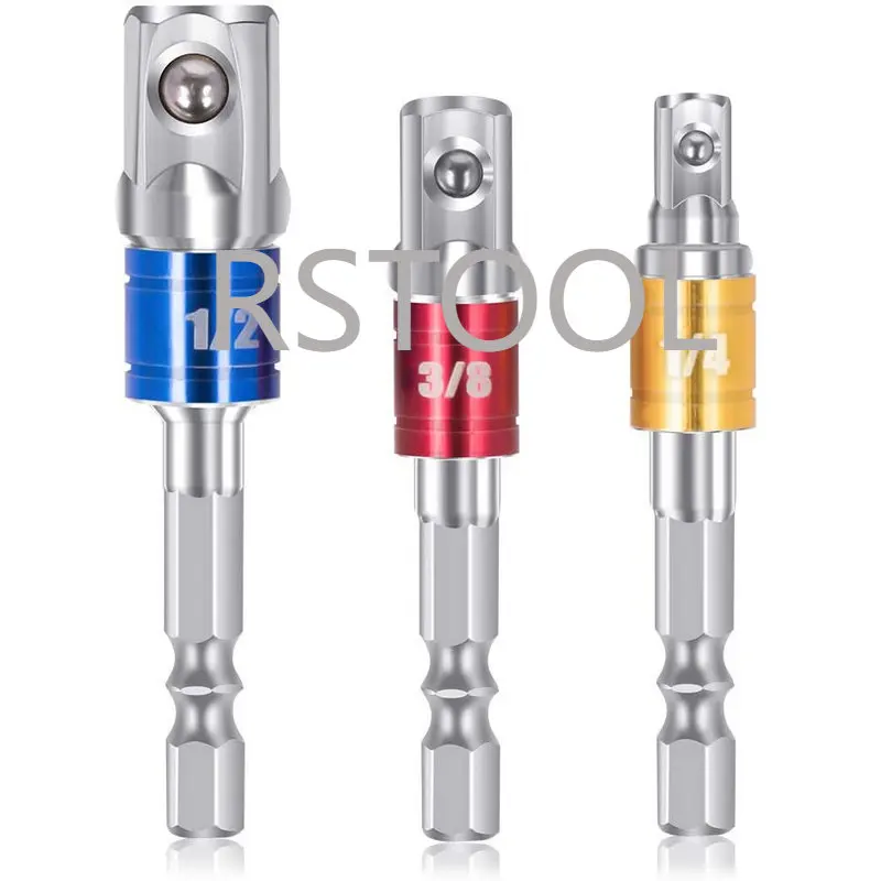 3pcs Impact Grade Socket Adapter Extension Set 1/ 4