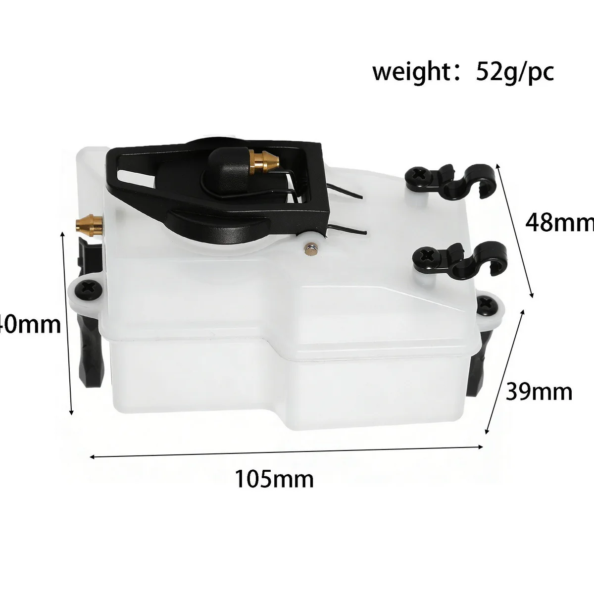 Réservoir carburant RC 125CC HSP 1/8 Nitro - Pièce de rechange durable