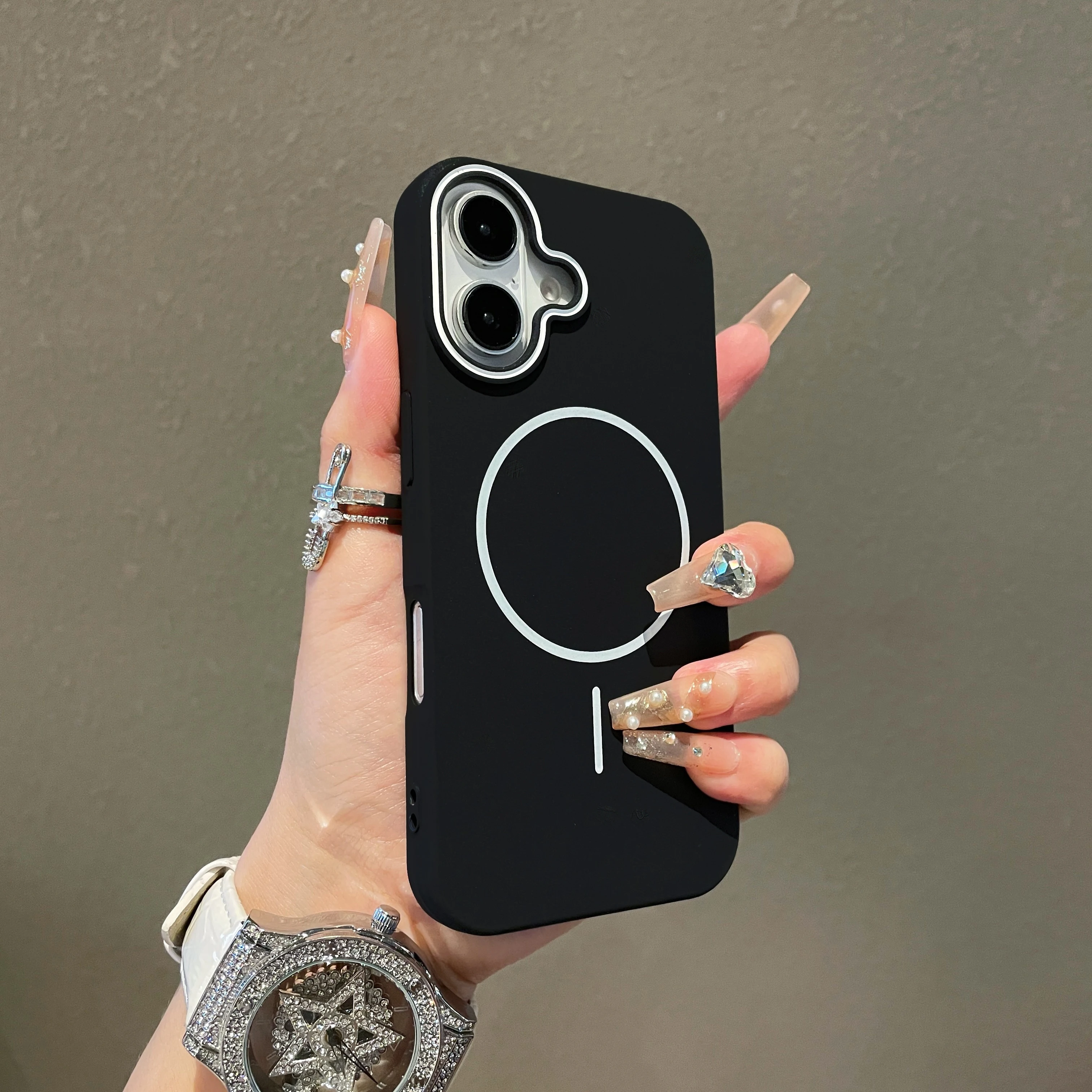 Ultra-Thin Magnetic Ring Protective Cover with Skin Sensation Finish