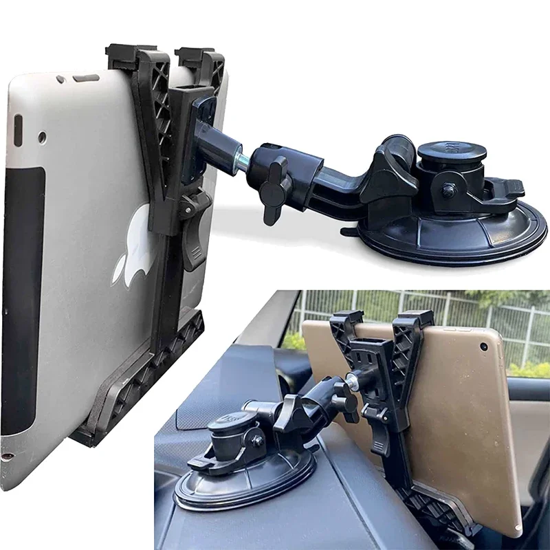 Tablet Car Holder Stand For iPad Air 1 2 Mini 2 3 4 Pro 9.7 10.5 Universal Windshield Car Mount For 7-11 inch Samsung Tab tablet holder