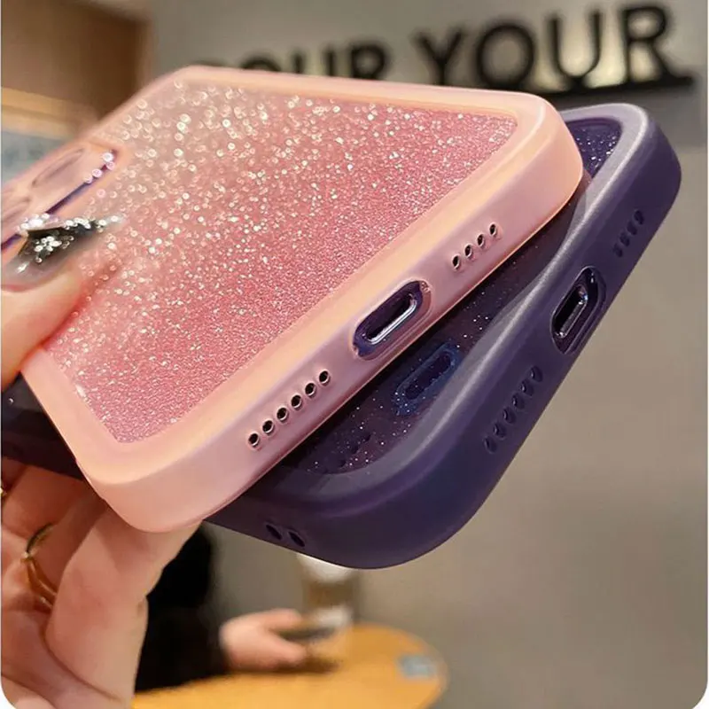 Luxury Bling Shockproof Silicone Soft Cover Case