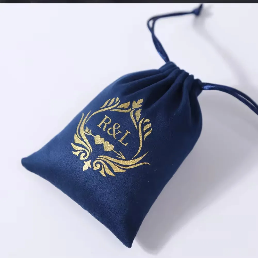 Suede Drawstring Package Jewelry Bag Wedding Christmas Party Decoration Eyelashes Makeup Storage Bags