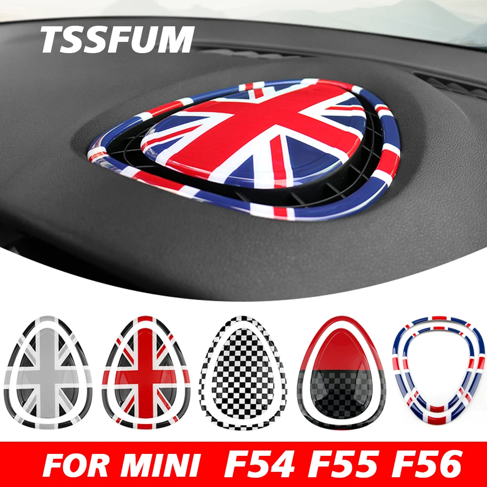 Union Jack Car Interior Console Condizionatore D'Aria Vent Sticker Per Mini Cooper S Clubman F54 F55 F56 Decorazione Decalcomania Accessori