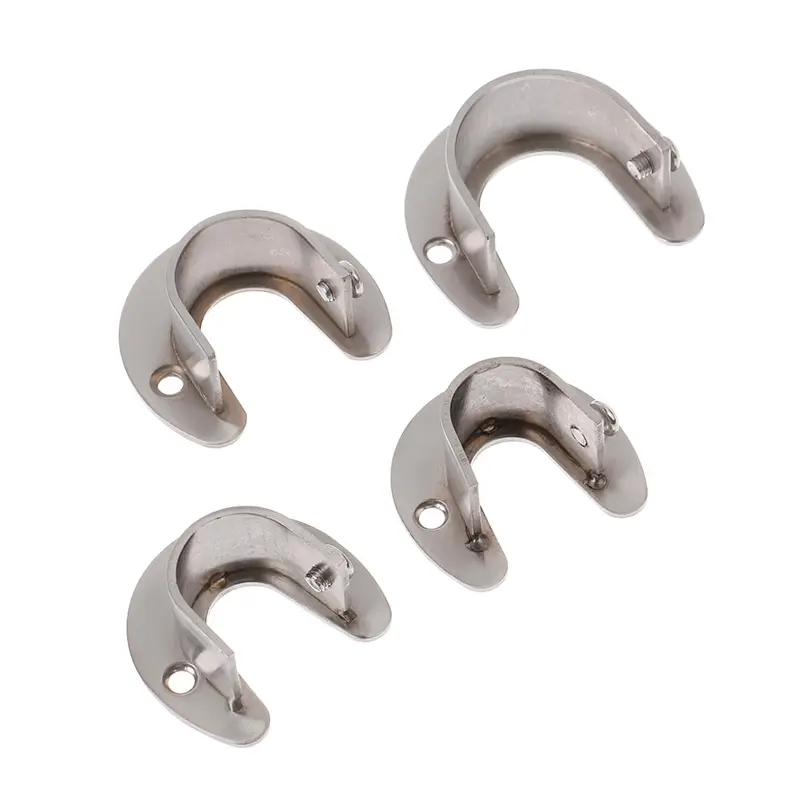 Description Picture 4 of item19/22/25/32mm Wardrobe Bracket Stainless Steel Rod Socket Flange Rod Holder Shower Curtain Rod Mount Holder Tension Retainer