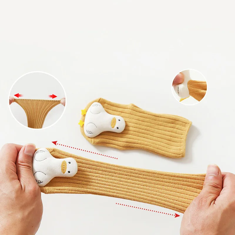 Newborn Baby Socks Cute Animal Socks Infant Kid Cotton Toddlers Leg Warmers Knee Soft Long Baby Socks For Girls Boy 5