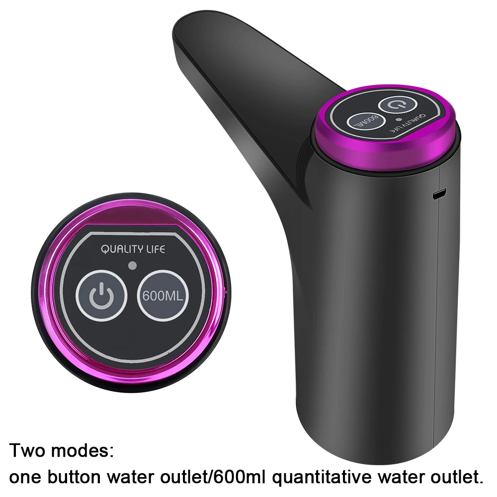 Touch Control Gallon Bottle Drinking Switch Button Dispenser Automatic Water Dispenser USB Charging Electric Water Pump water dispenser