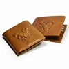 Horse 3D Motif Leather Wallet Men Carved Vertical Leather Wallet for Men  Vintage Male Purse 4