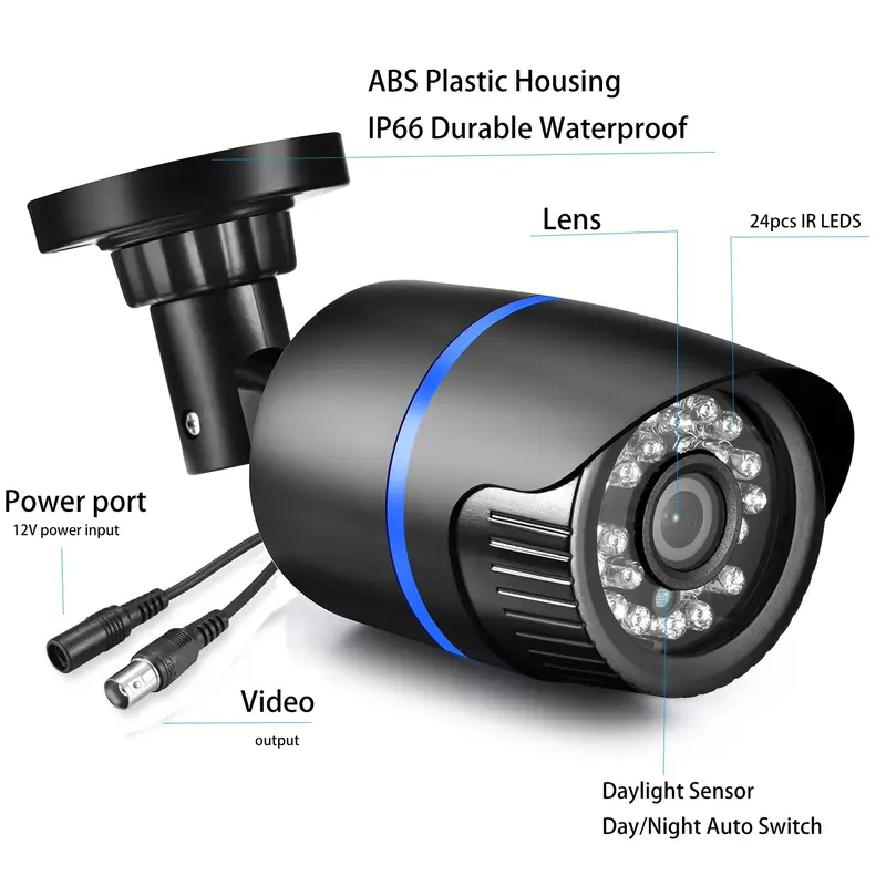 Gadinan 8CH/4CH 5MP HD 1080P AHD Camera Kit 5 in 1 Video Recorder CCTV Surveillance System Night Vision Home Security Protection - Image 6