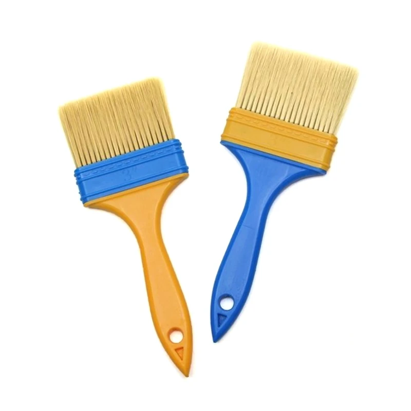 

Многофункциональная кисть с длинной ручкой, идеально подходит для проектов «сделай сам» и очистки гриля для барбекю, плоская щетка из нейлоновой щетины