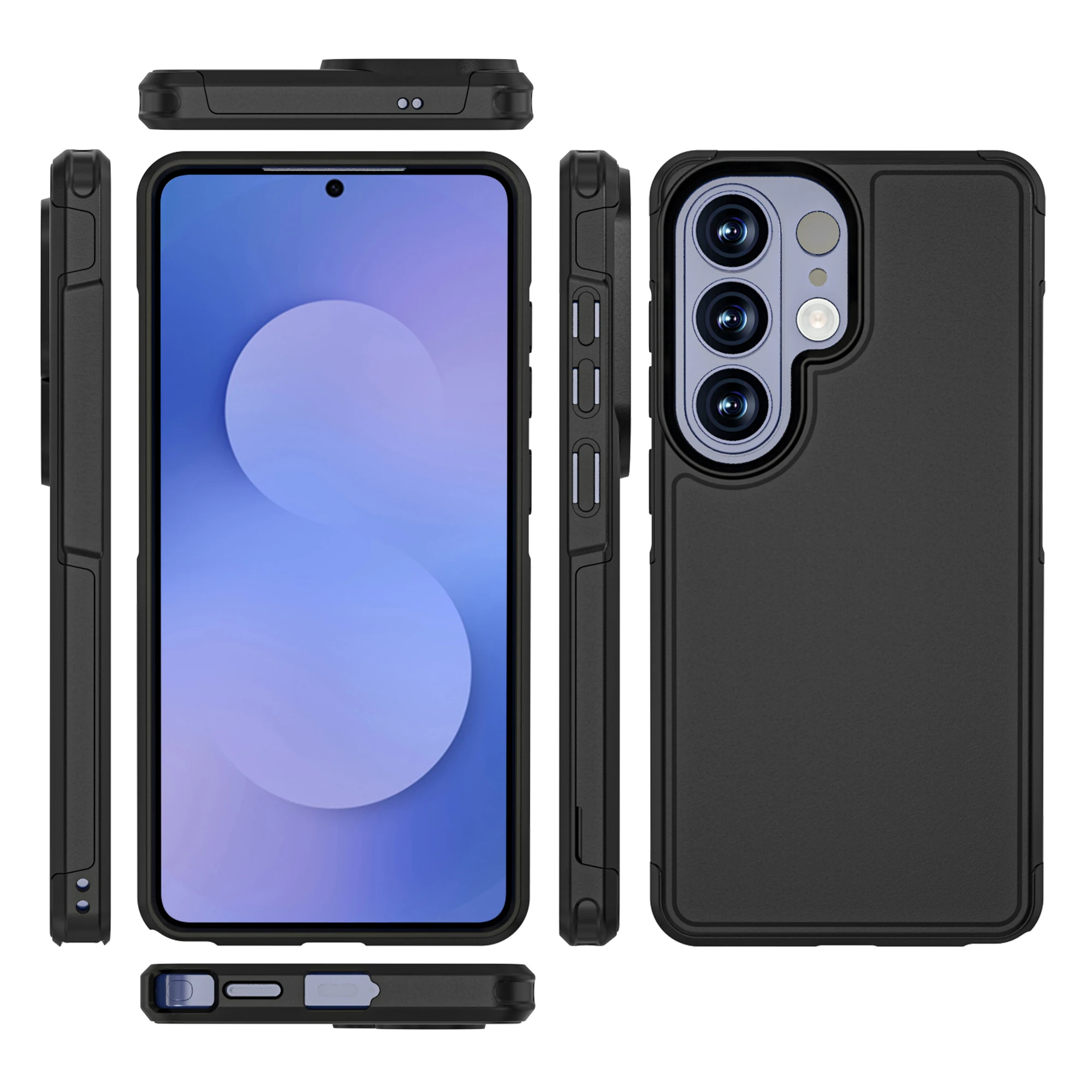 Protective Case For Samsung Galaxy S26 Ultra S25 FE S24 S23 S22 Plus A17 A56 A36 A16 A55 A35 A15 5G Dual Layer_voghion.com