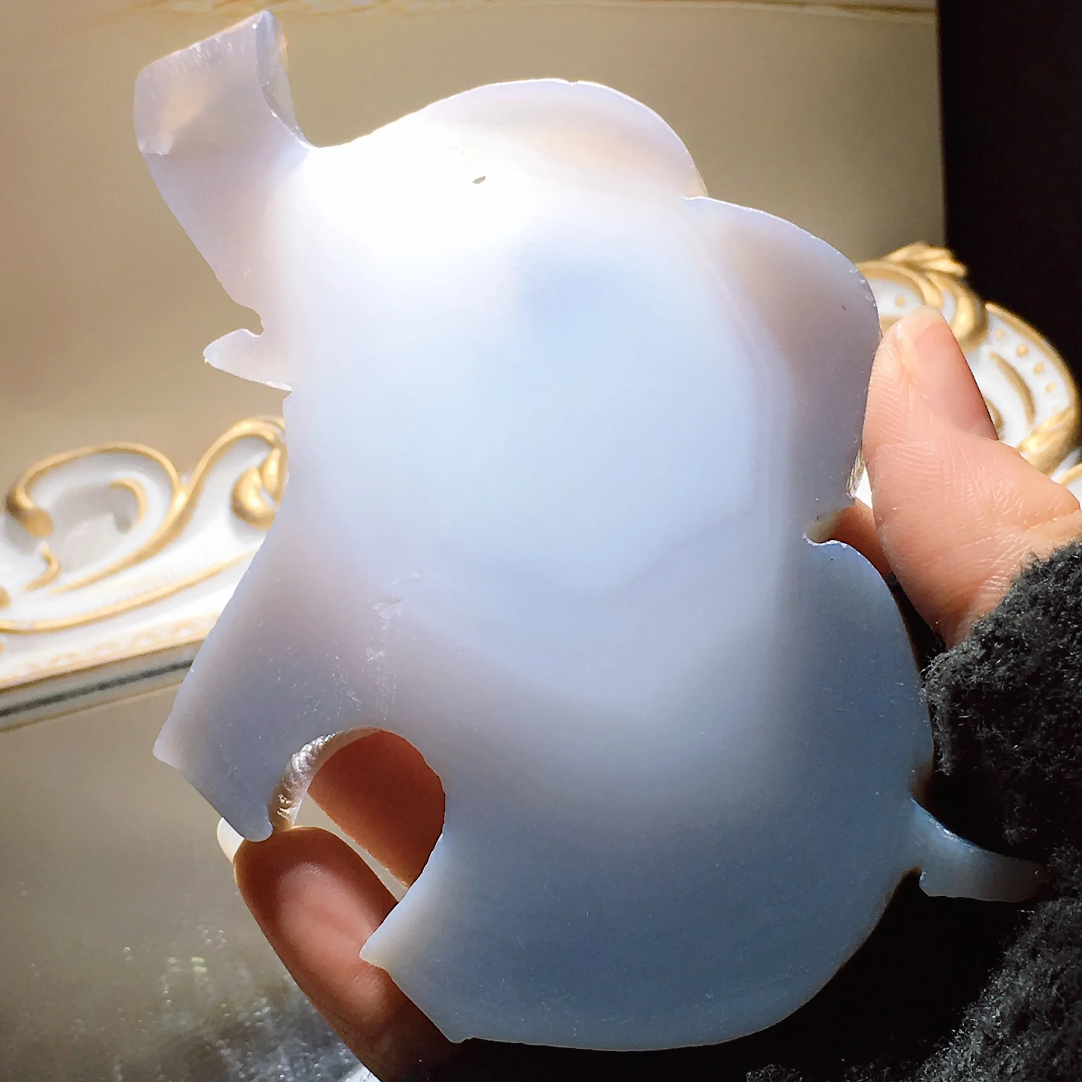 Druzy Agate Elephant 2513
