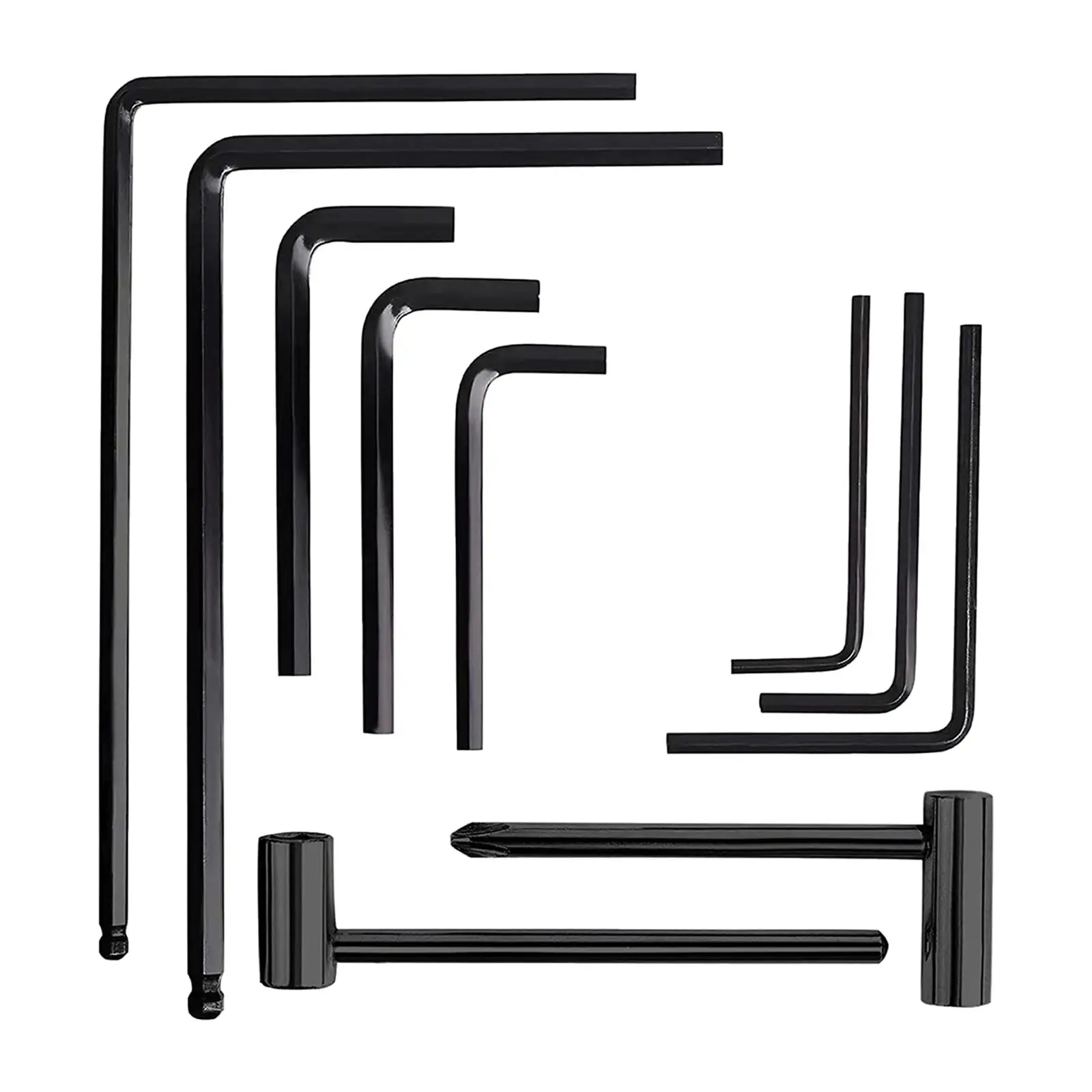 13 Pieces Guitar Allen Wrench Set Guitar Tool Part Guitar Wrench for