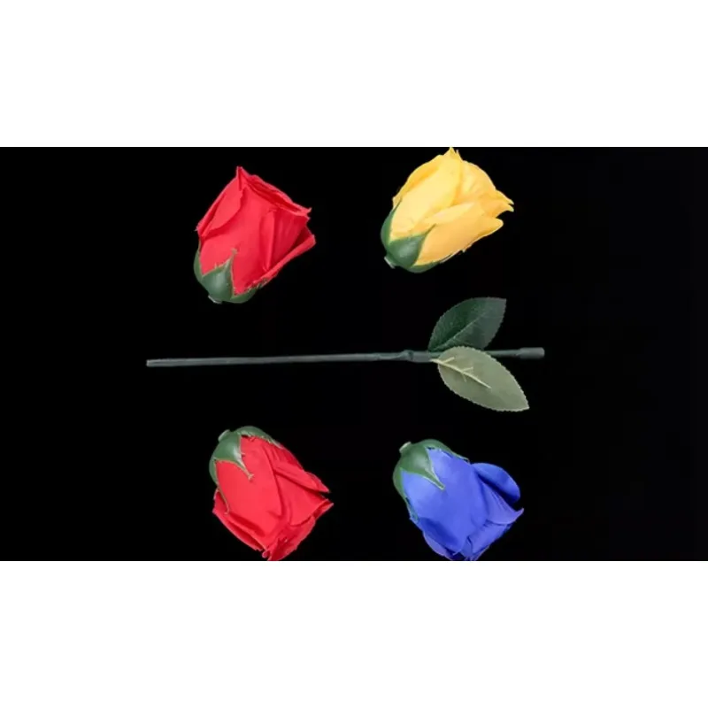 본드 리의 무대 마술 트릭 '영원한 장미', 4가지 색상의 장미가 사라지고 나타나는 마술, 색상 변화 꽃 환상